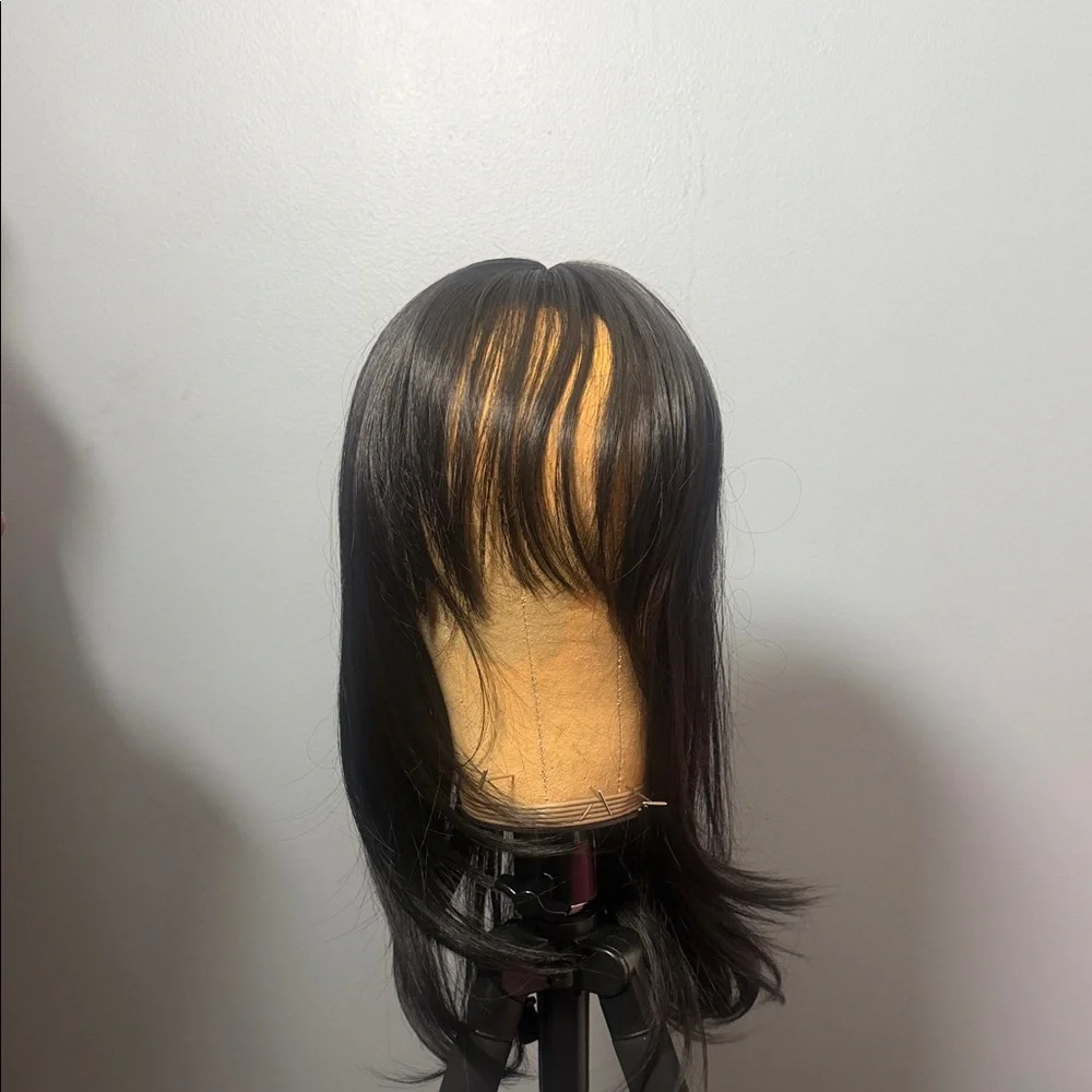 Black Women's Synthetic Wig topper